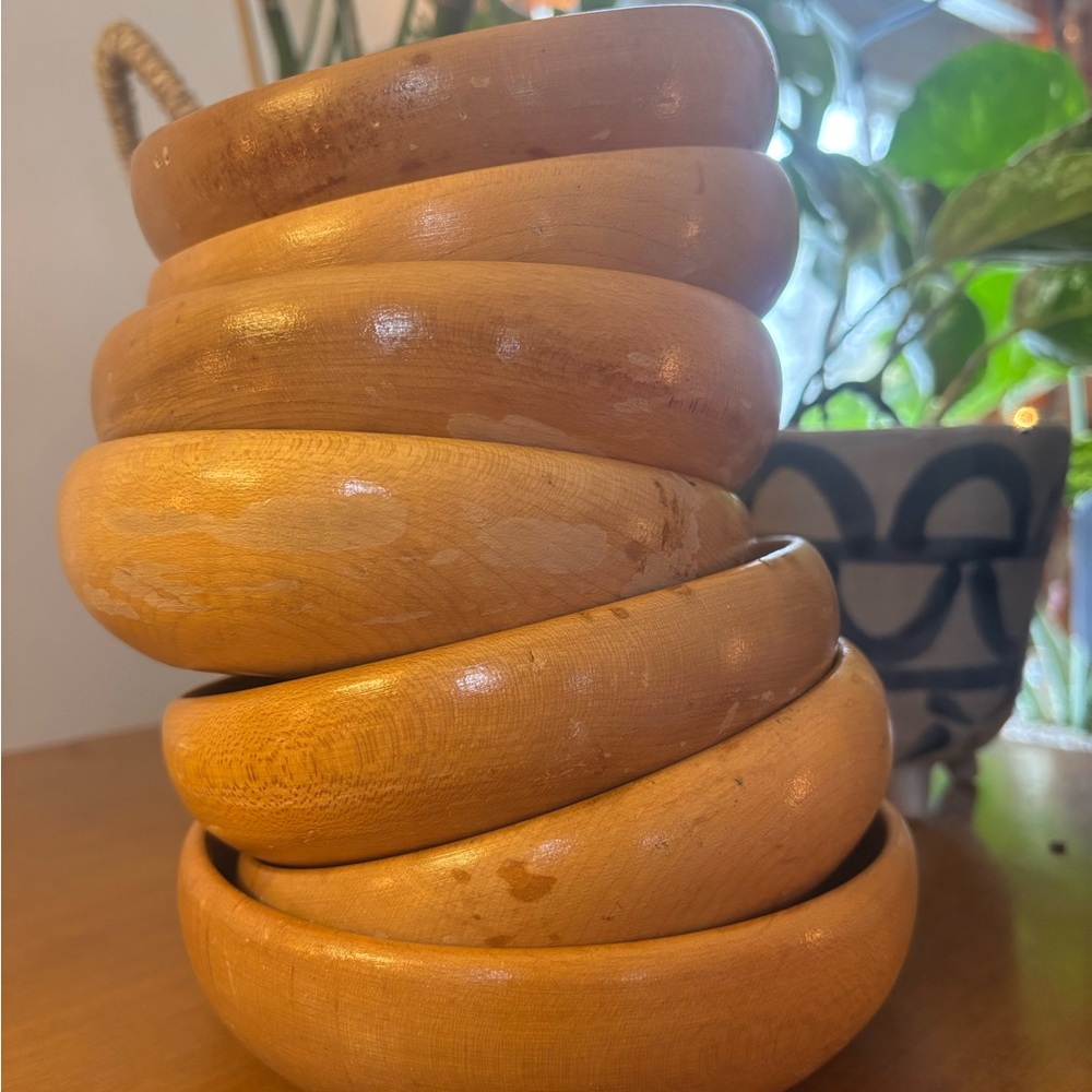 Munising Wooden Small Bowls